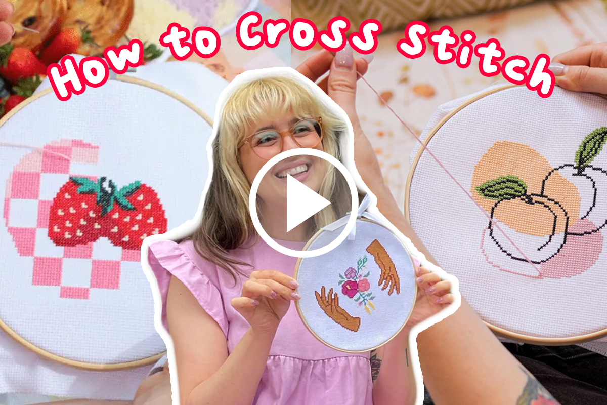 How to Cross Stitch for Beginners – Easy Step-by-Step Guide!