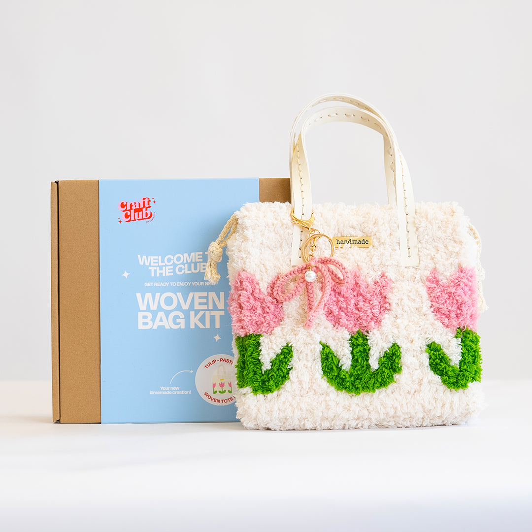 Tulip | Pastel | Woven Handbag DIY Kits