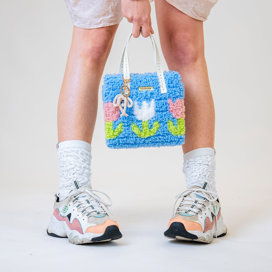 Tulip | Blue | Woven Handbag DIY Kits