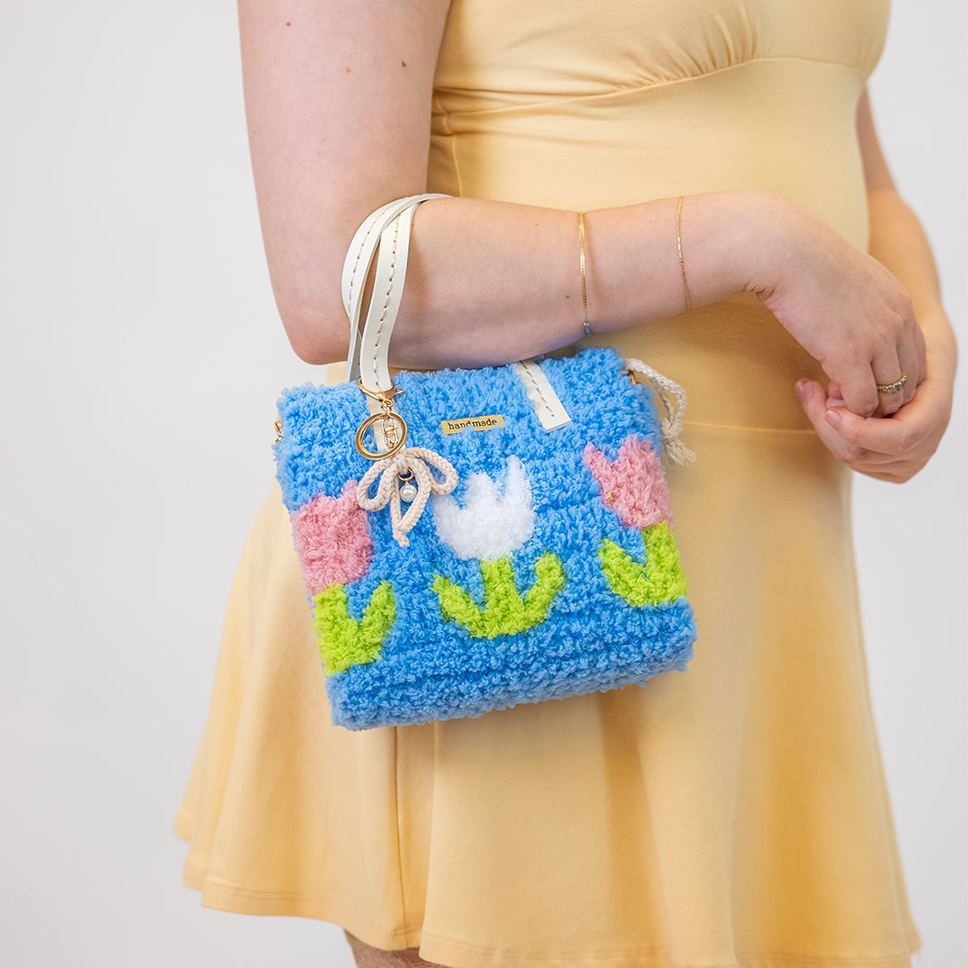 Tulip | Blue | Woven Handbag DIY Kits