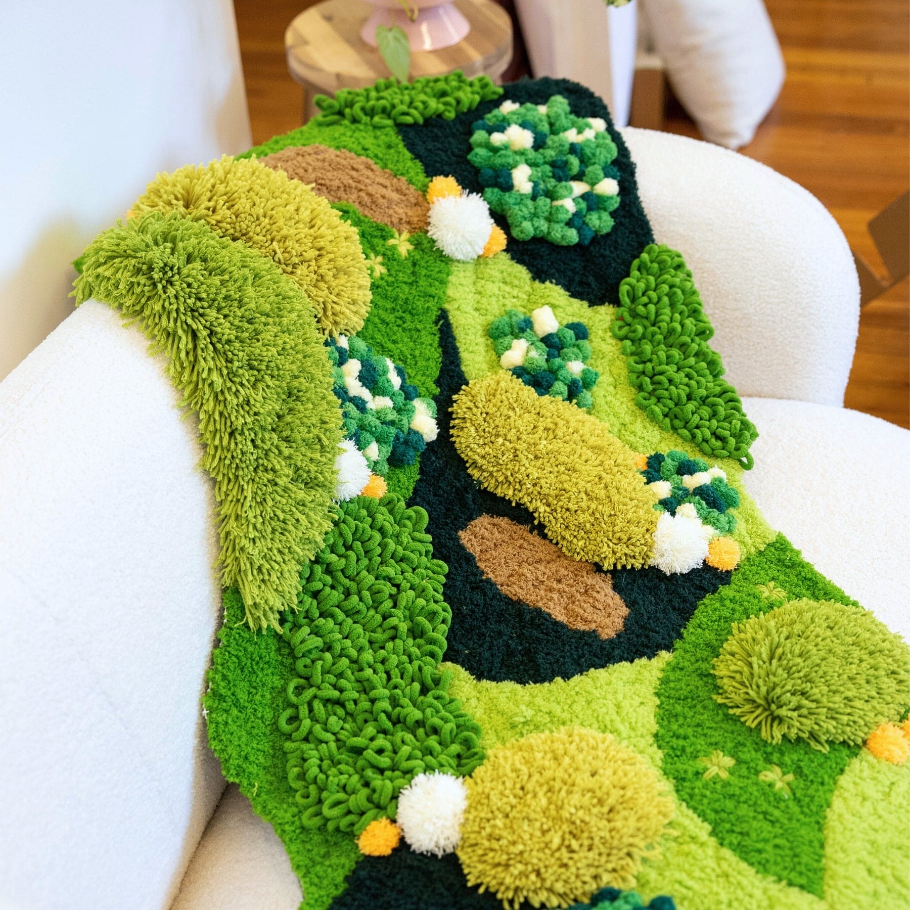 GRASSY FIELDS | XXL Moss Rug Making Kit