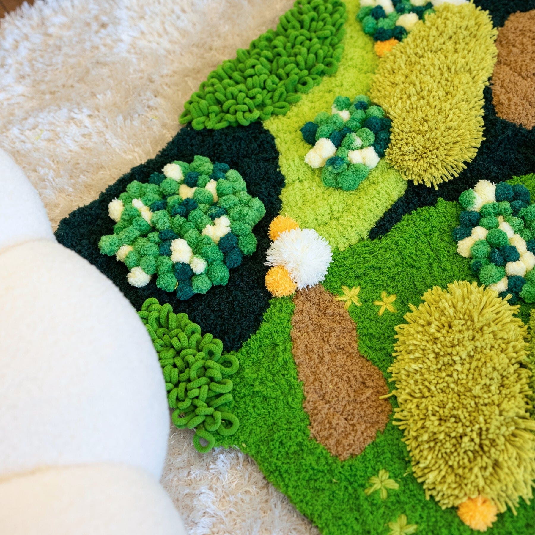 GRASSY FIELDS | XXL Moss Rug Making Kit