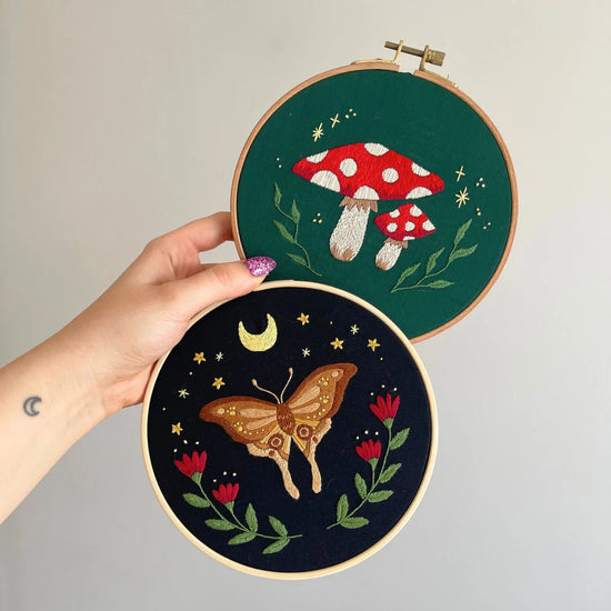 MAGICAL MUSHROOM Embroidery Kit