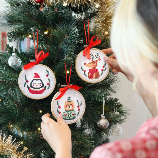 Christmas Tree Merry Christmas Embroidery Kit Christmas - Temu Hungary