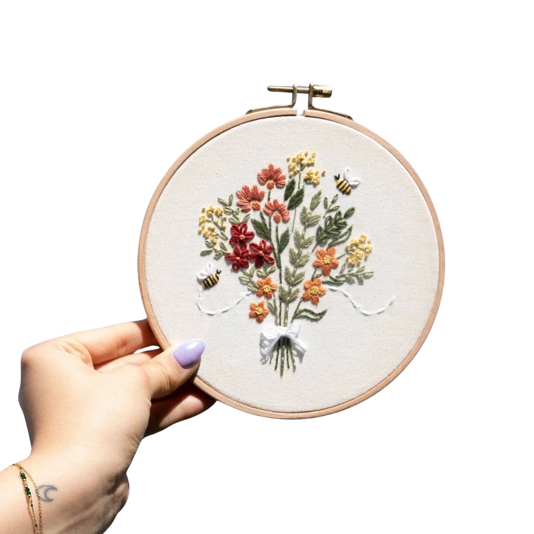 Craft Club Co BUZZING BOUQUET Embroidery Kit