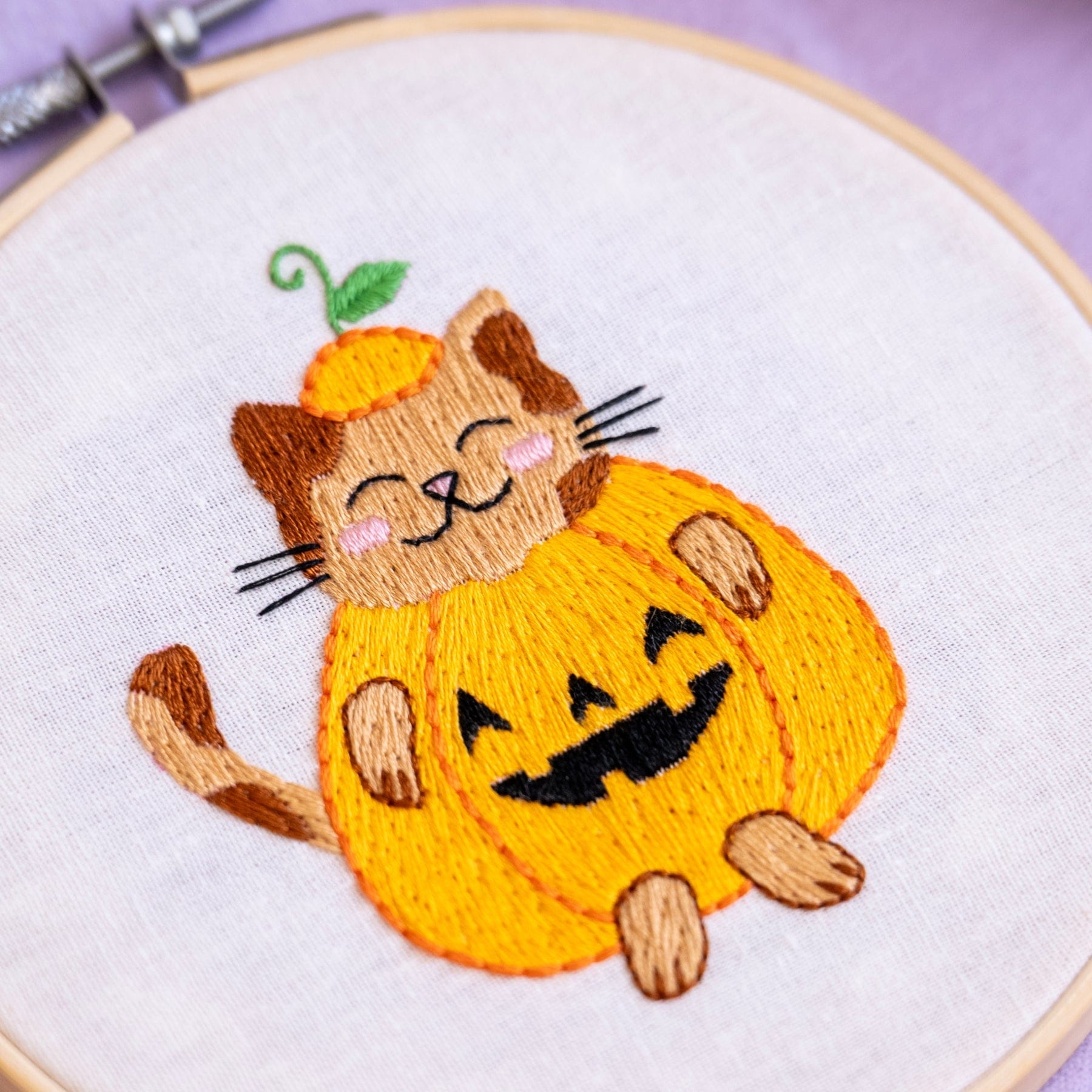 Craft Club Co KITTY IN COSTUME Embroidery Kit