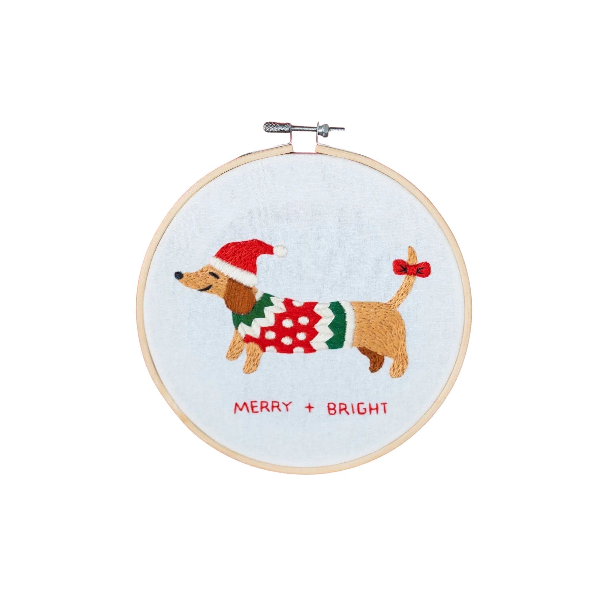 Craft Club Co SANTA'S LITTLE HELPER Embroidery Kit