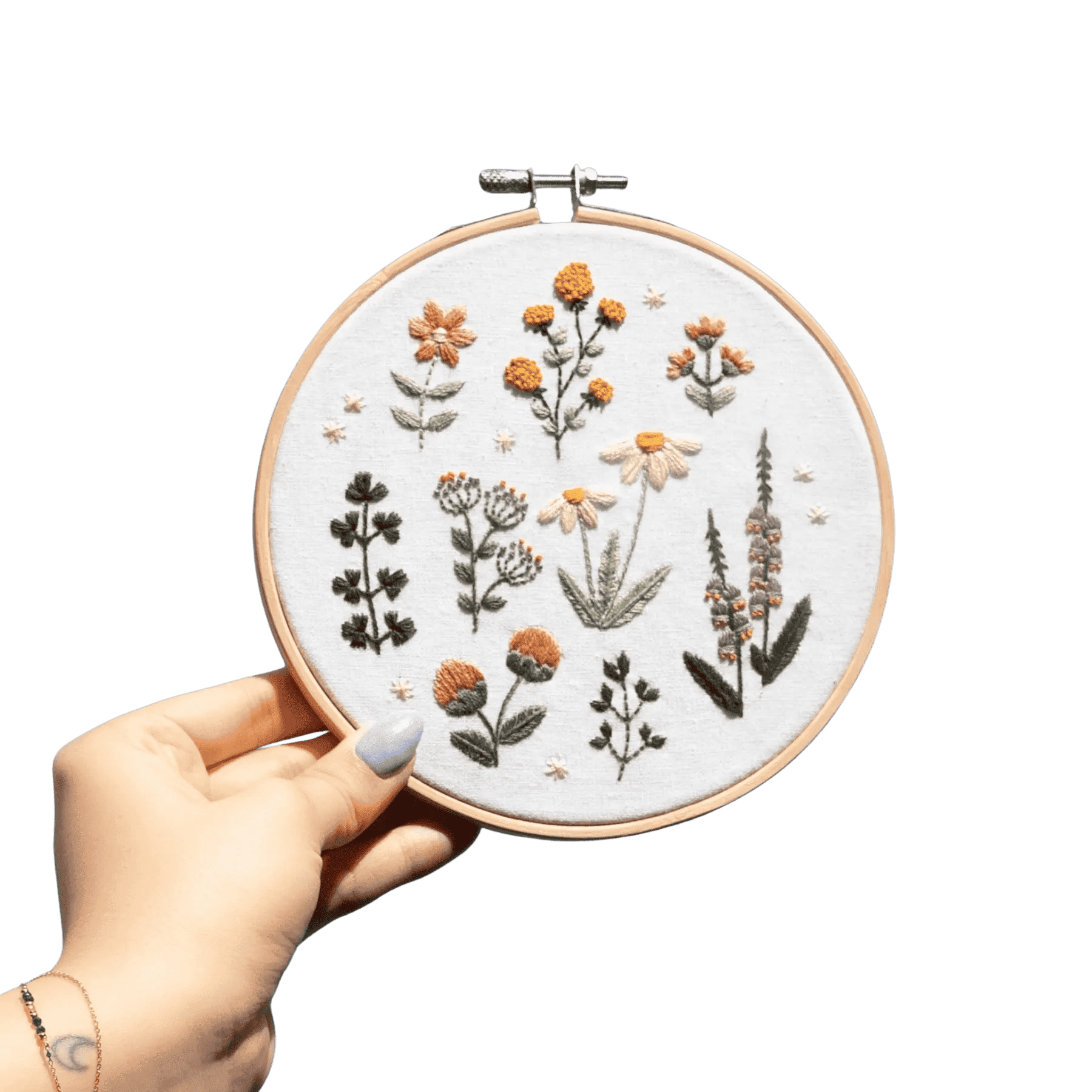 Craft Club Co WILDFLOWER Embroidery Kit