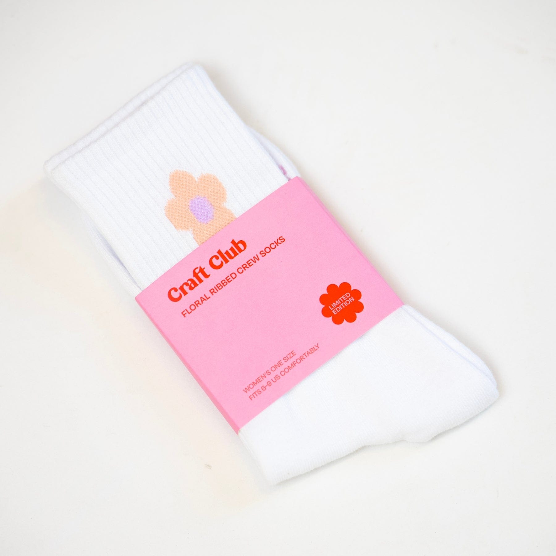 Craft Club Co Floral Crew Socks | Limited Edition