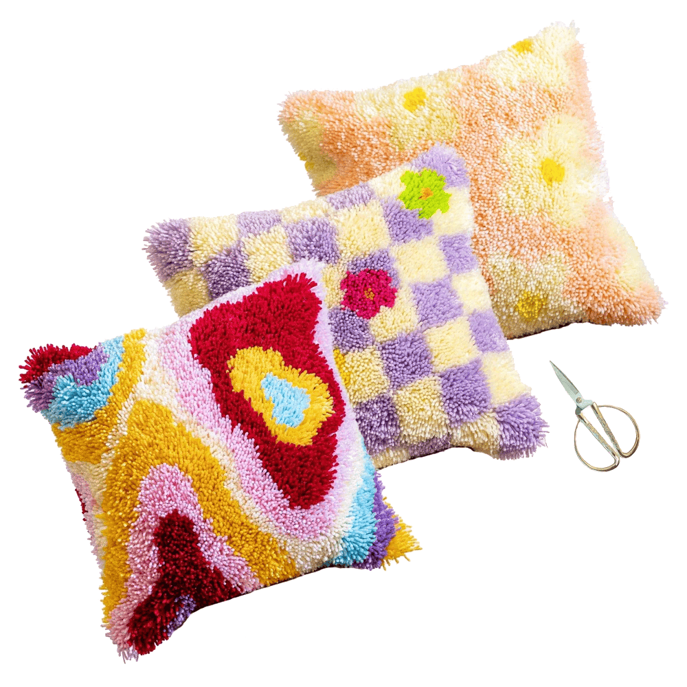 Craft Club Co THE OGs | Latch-Hook Cushion Bundle