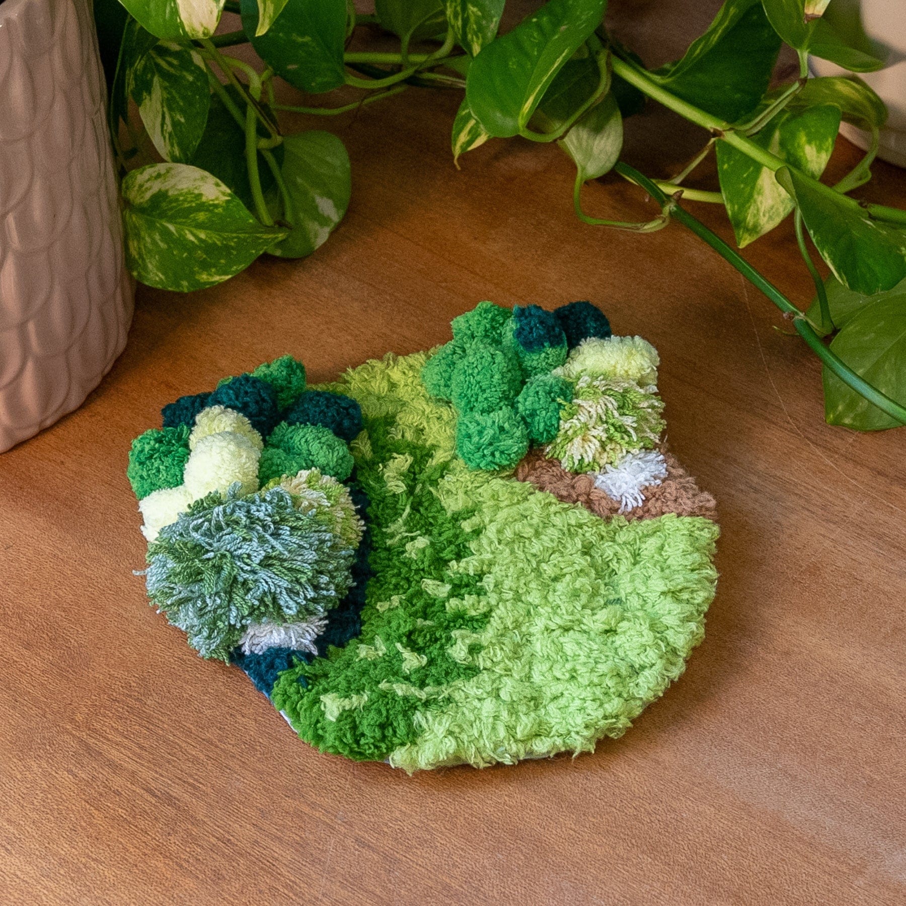 Craft Club Co BEST SELLERS Moss Rug & Coaster Bundle