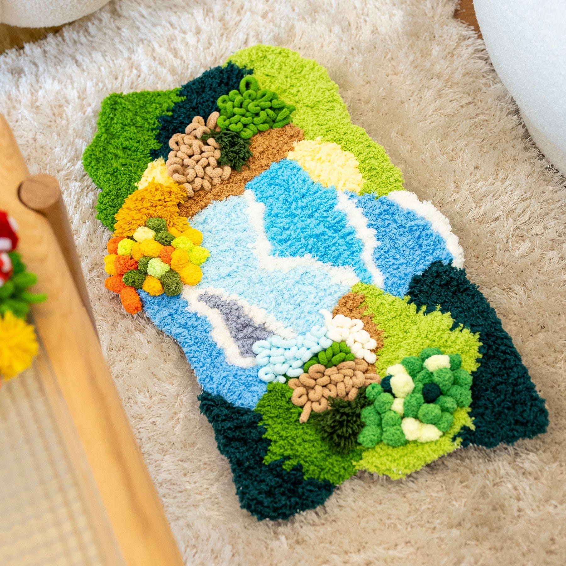 Craft Club Co BEST SELLERS Moss Rug & Coaster Bundle