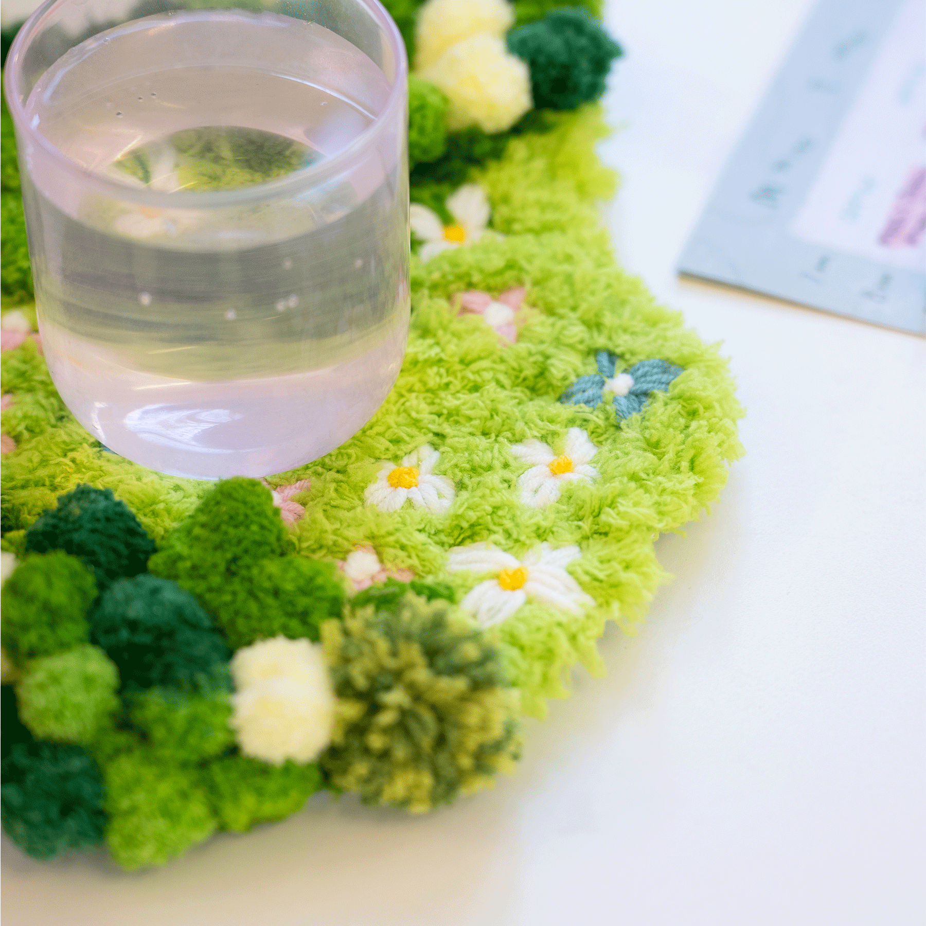 Craft Club Co FLORAL GROVE Moss Coaster Kit