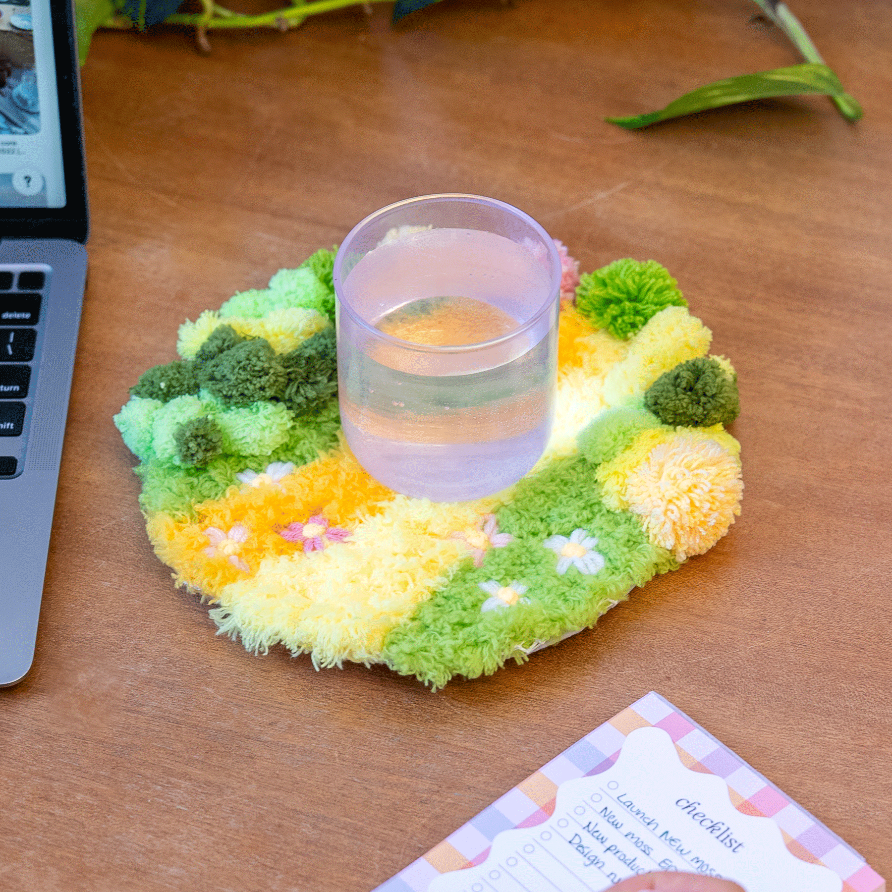 Craft Club Co SPRINGTIME Moss Coaster Kit