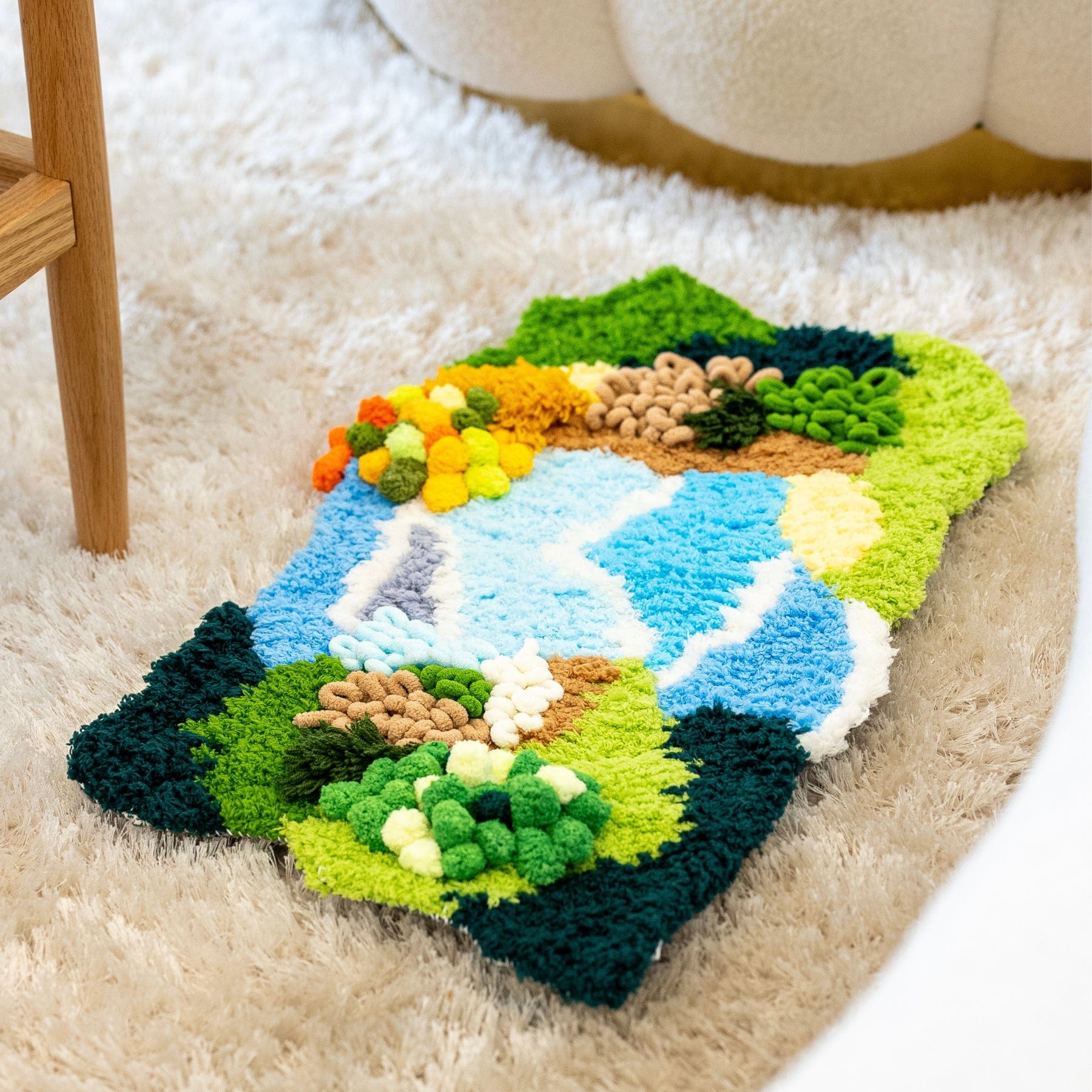 Craft Club Co MAGICAL MOSS Rug Making Kit