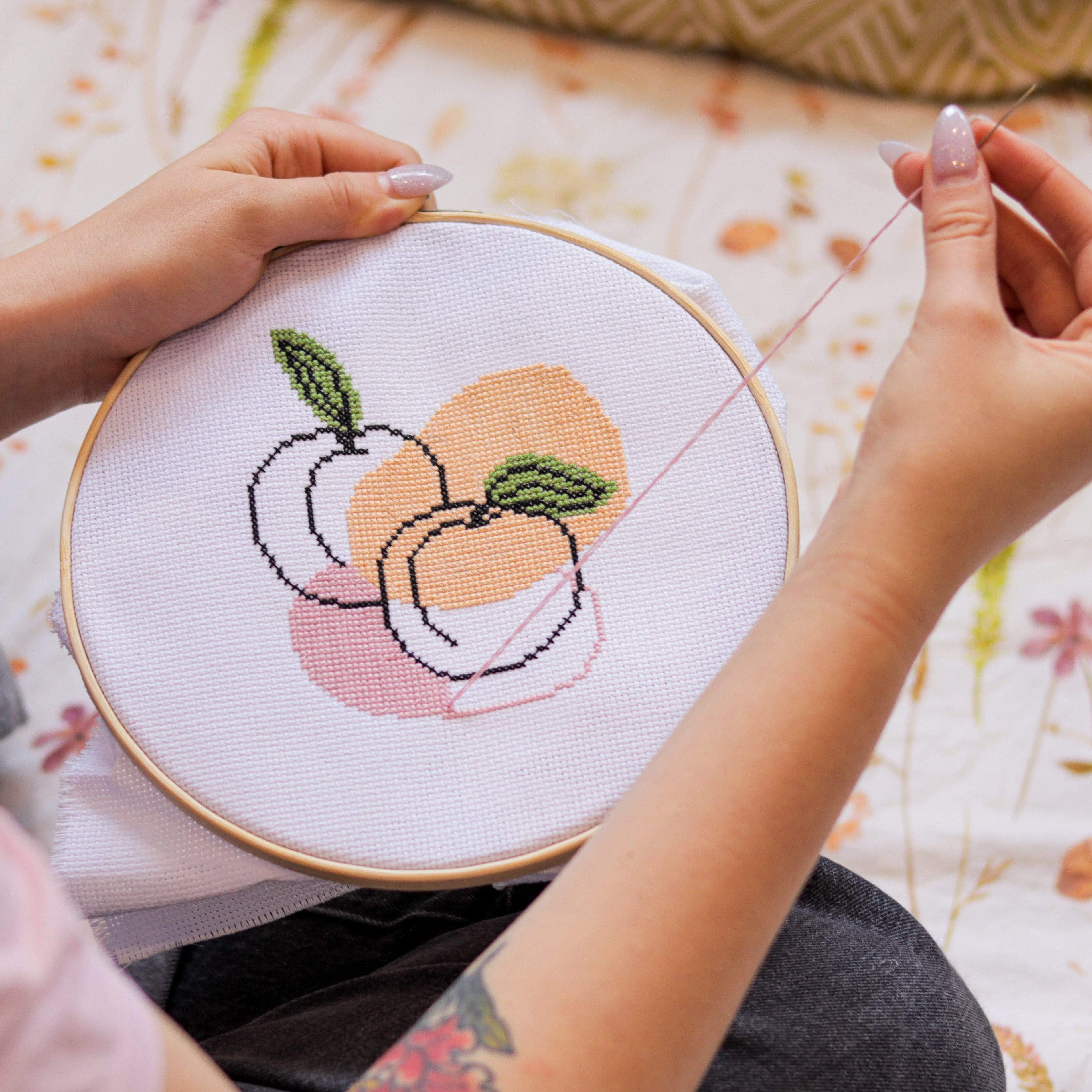 Craft Club Co Peachy Keen | PDF Cross Stitch Pattern