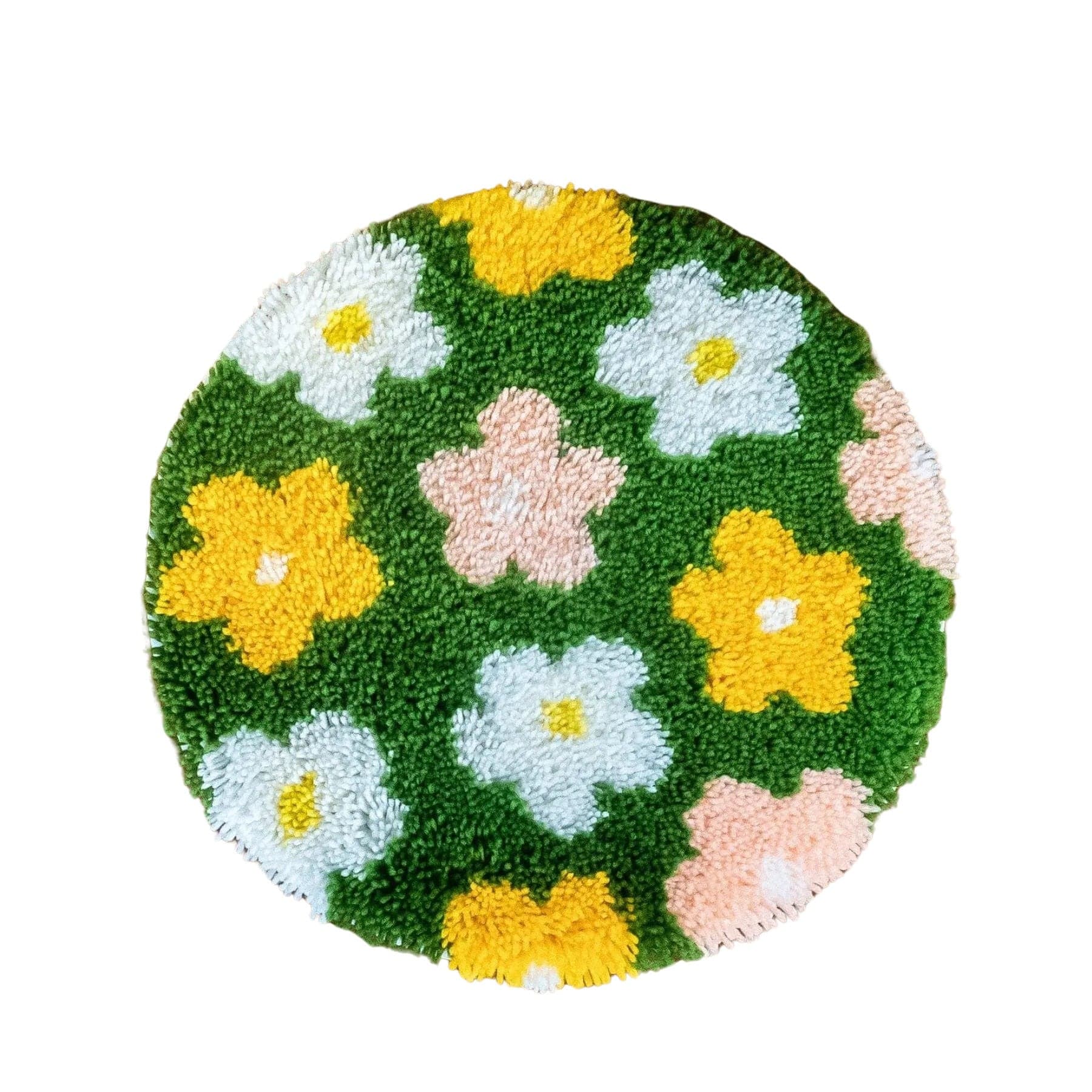 Craft Club Co FLOWER BOMB - GREEN Rug Making Kit