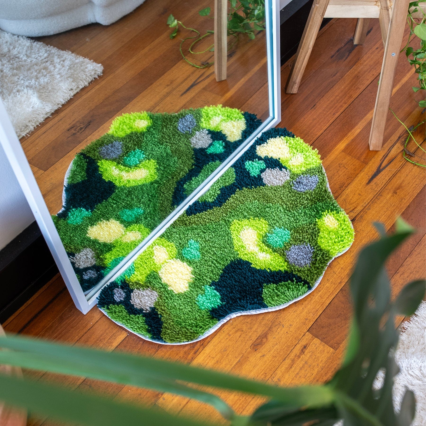 Craft Club Co MOSSY CAVERN | XL Mirror Rug Making Kit