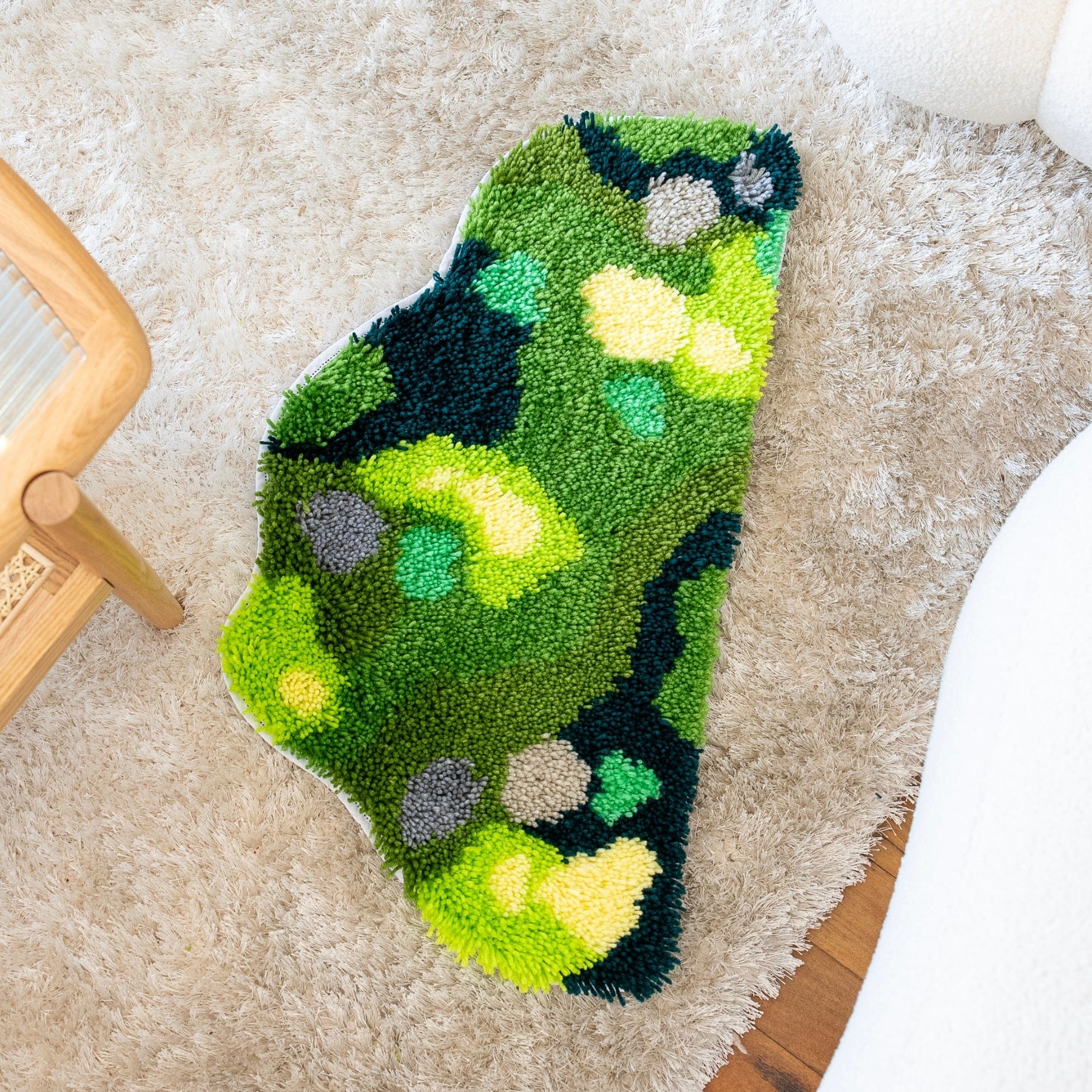 Craft Club Co MOSSY CAVERN | XL Mirror Rug Making Kit