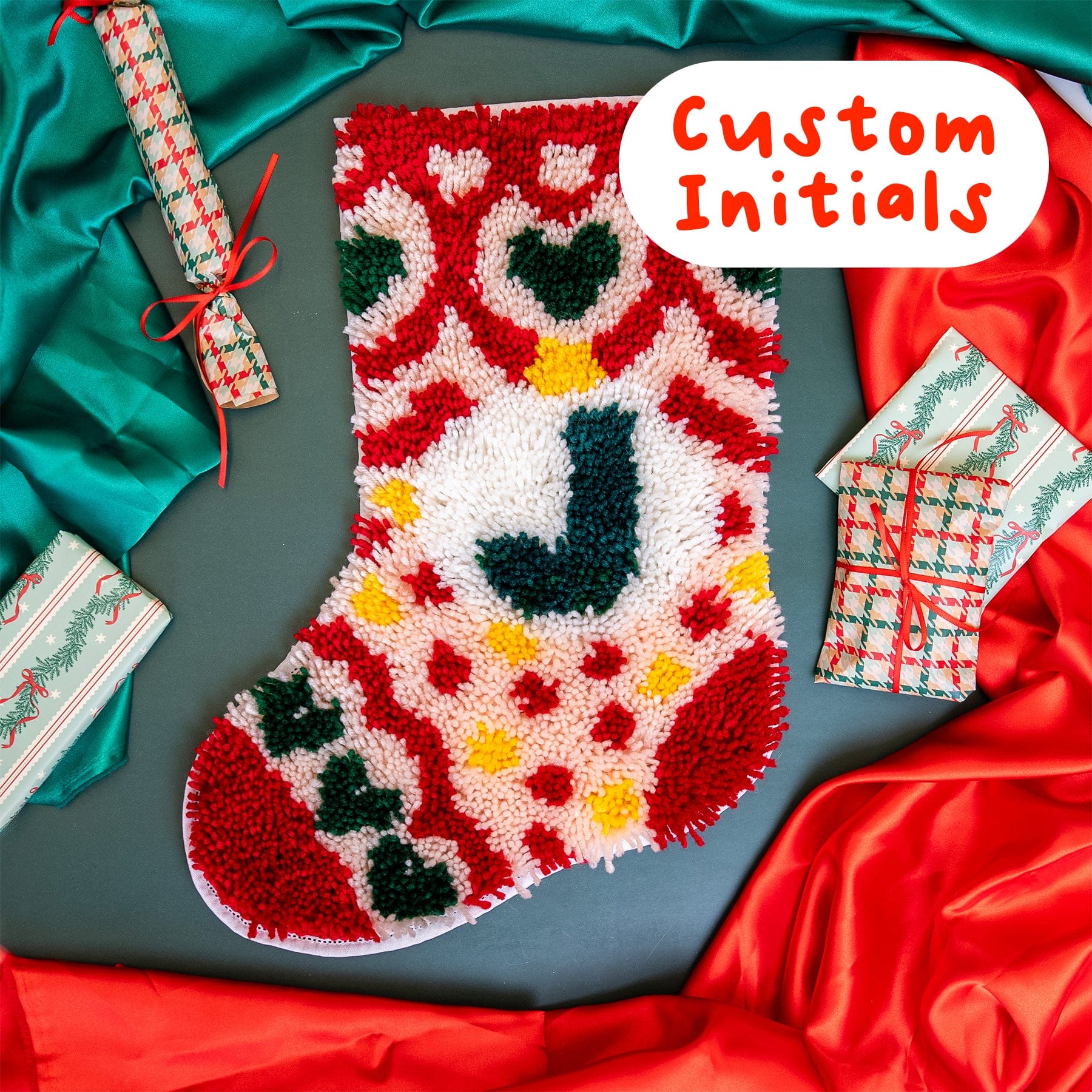 Craft Club Co PERSONALISED INITIAL | Christmas Stocking Kit