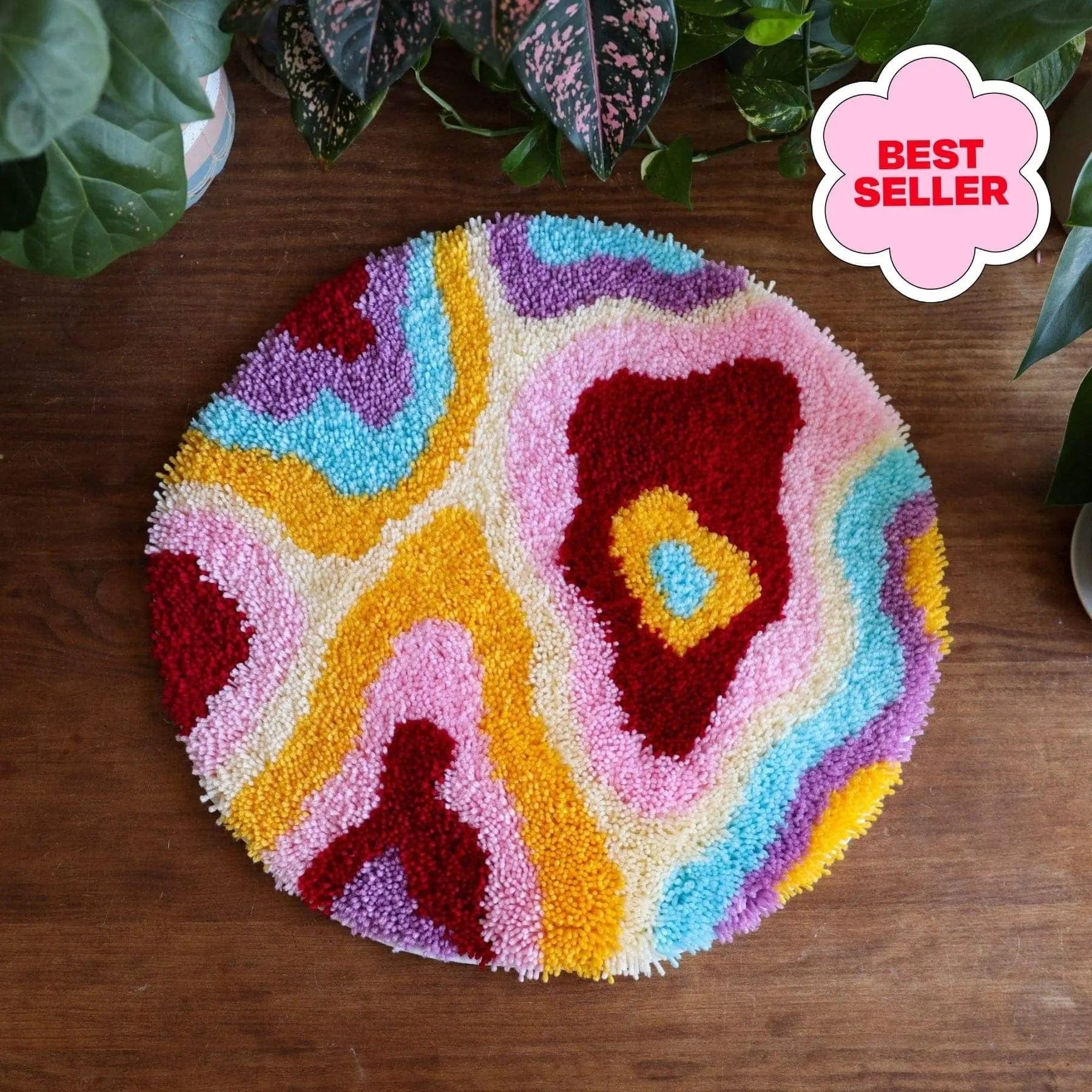 Craft Club Co PSYCHEDELIA Rug Making Kit