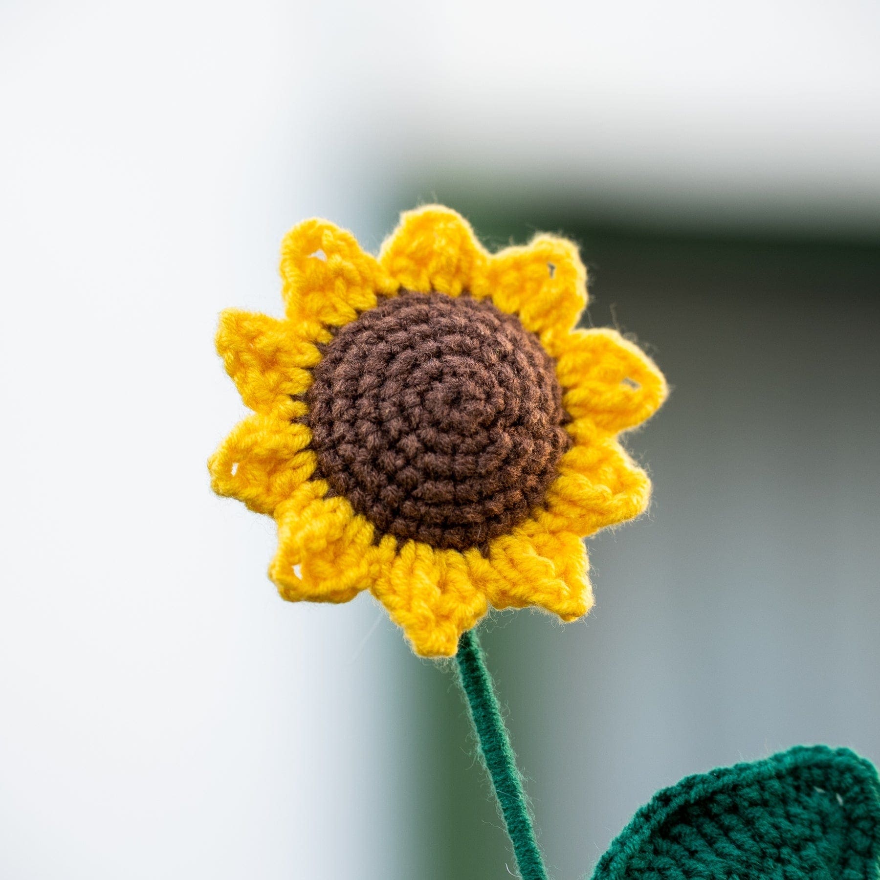 Craft Club Co Sunflower Single Stem DIY | Crochet Flower Kit