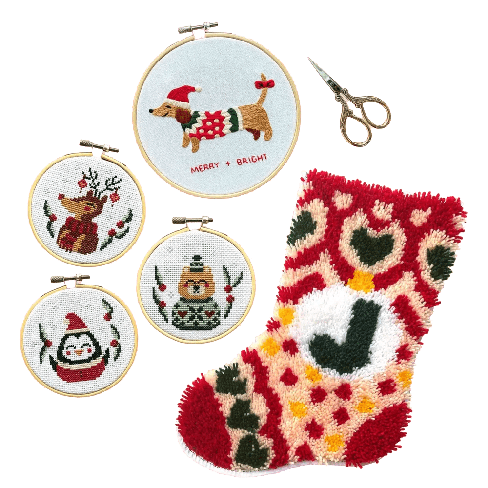 Craft Club Co CHRISTMAS CRAFT Festive Kit Bundle