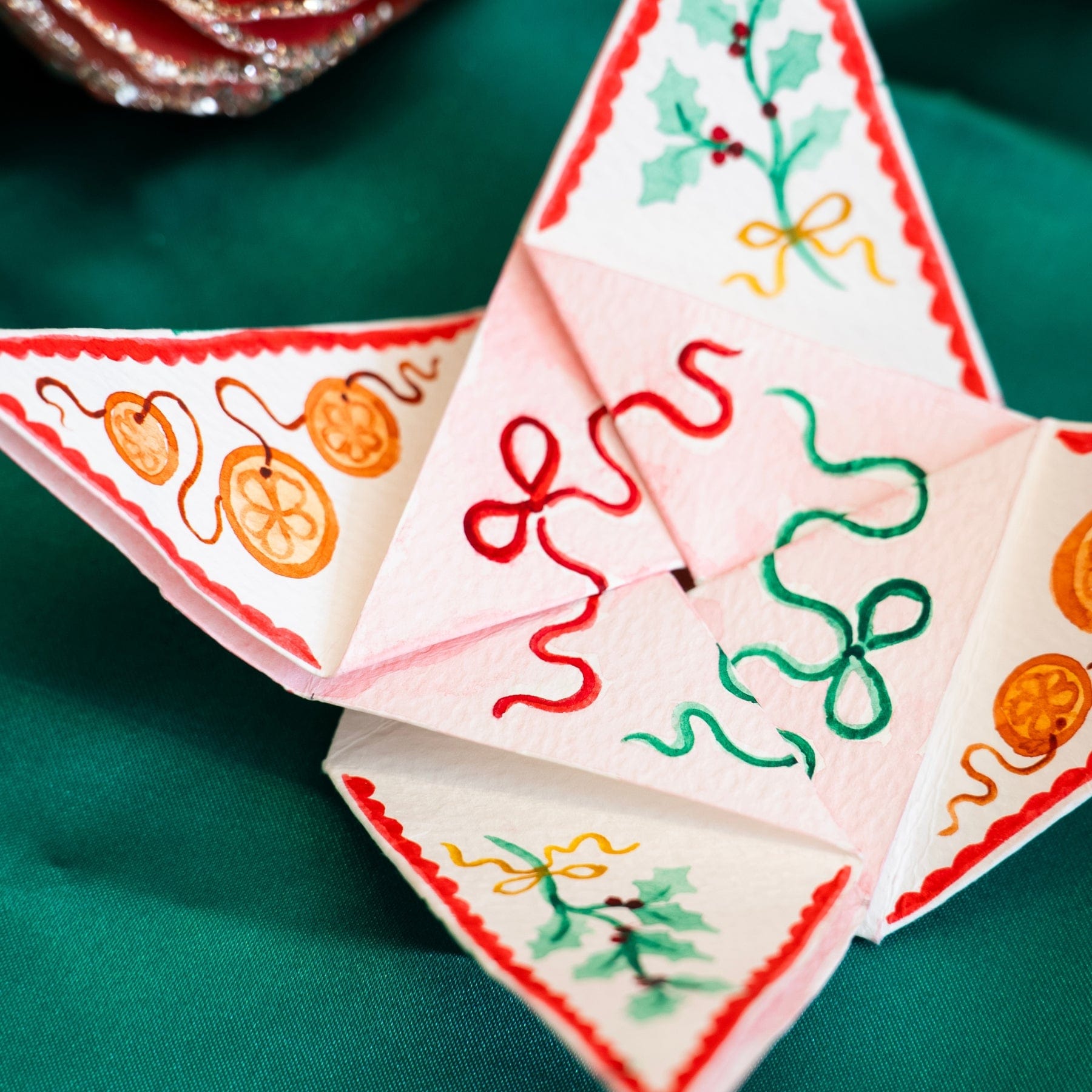 Craft Club Co Victorian Puzzle Card | Festive Origami | PDF Print Out