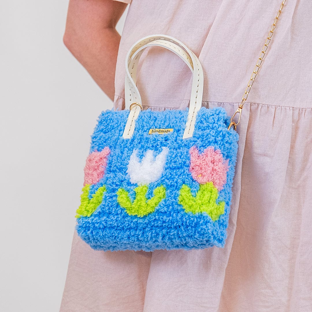 Craft Club Co Tulip | Blue | Woven Handbag DIY Kits