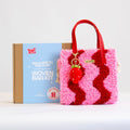 Craft Club Co Wavey | Pink & Red | Woven Handbag DIY Kits