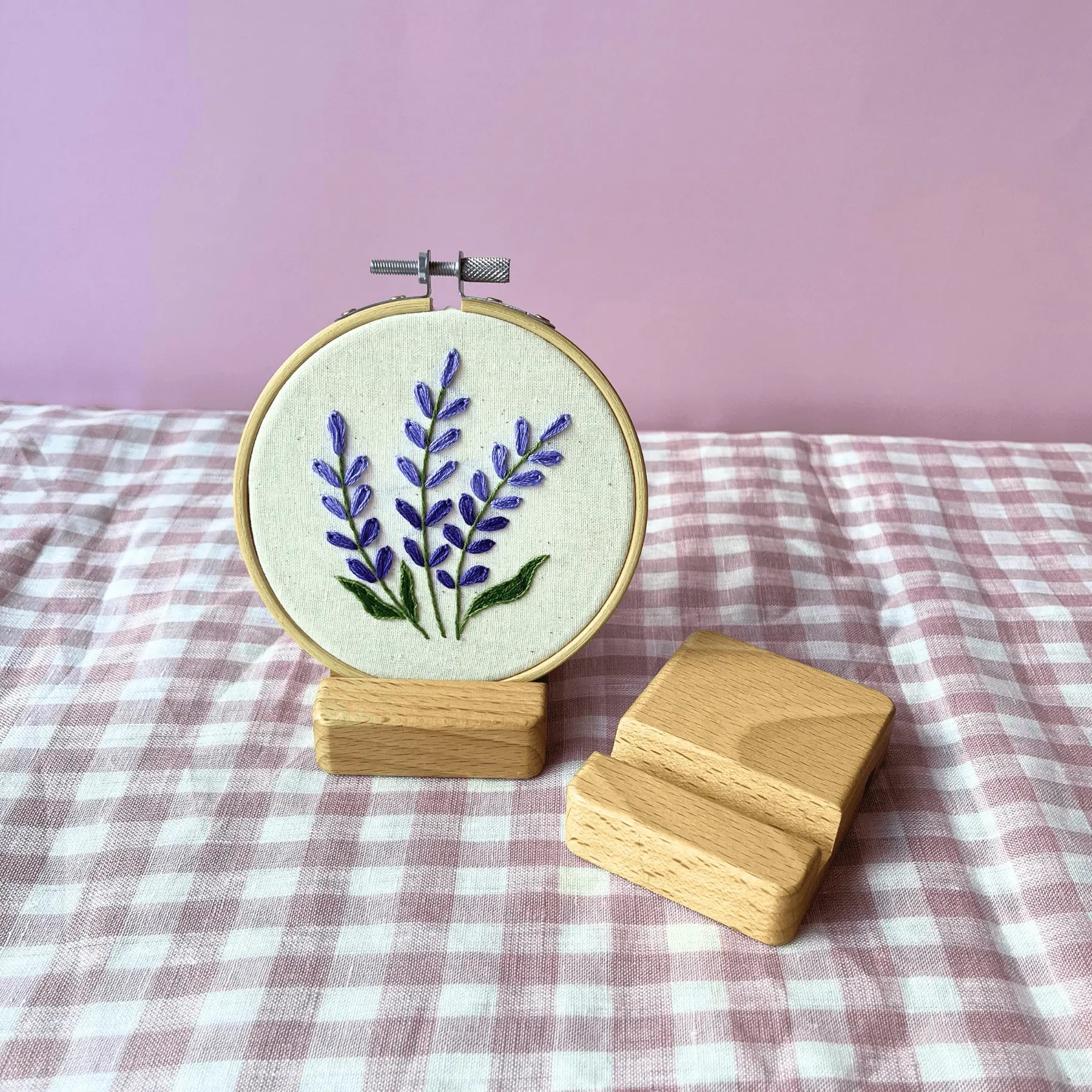 Craft Club Co Wooden Hoop Stand