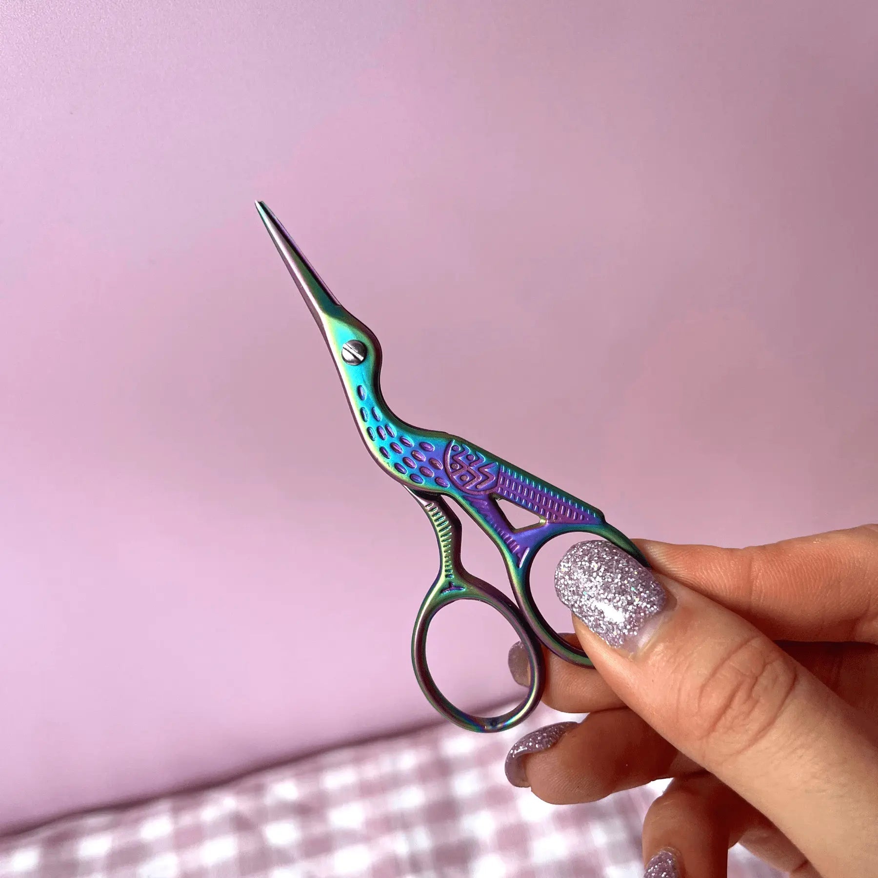 Craft Club Co Rainbow Stork Embroidery Scissors