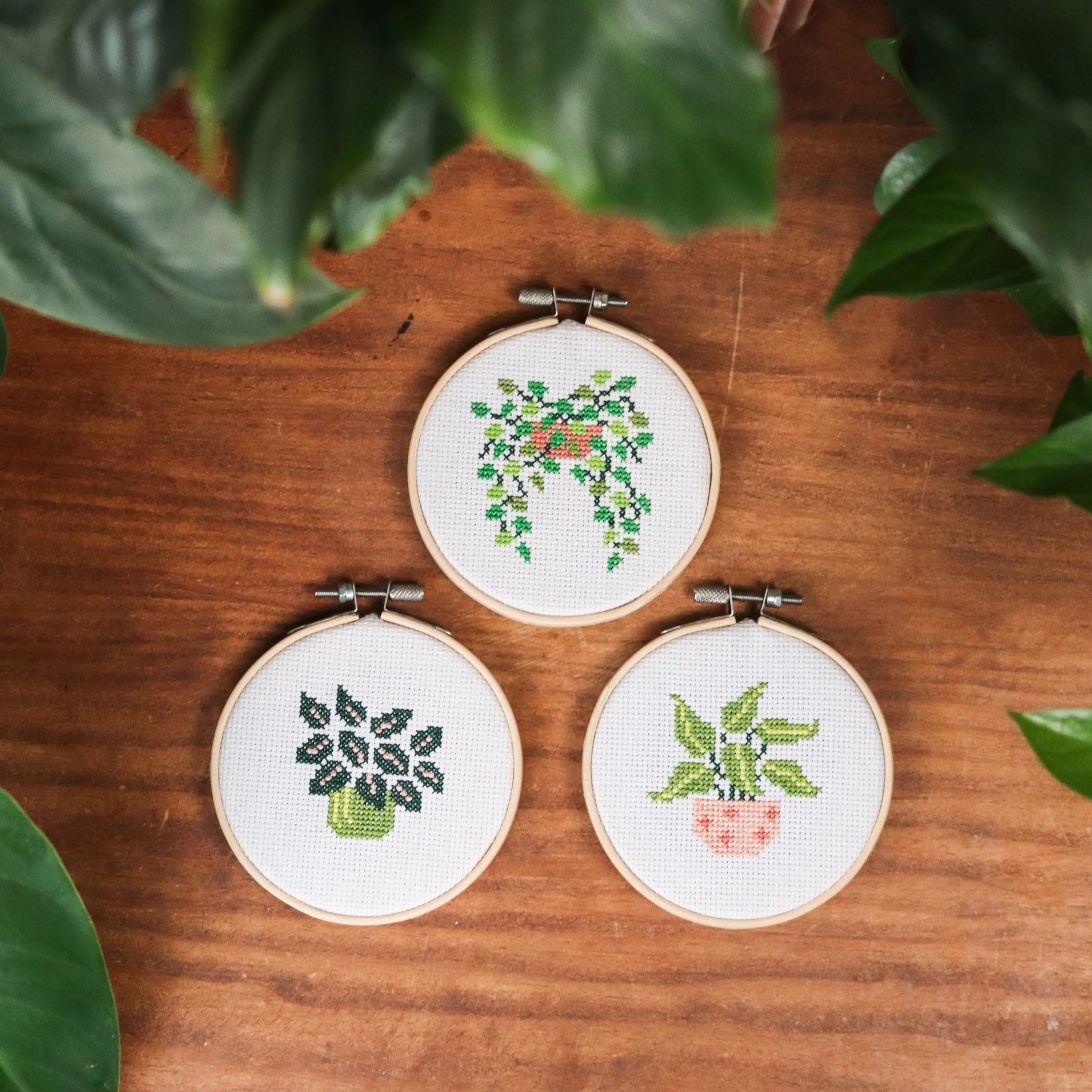 Craft Club Co POT PLANT MINIS Cross Stitch Kit