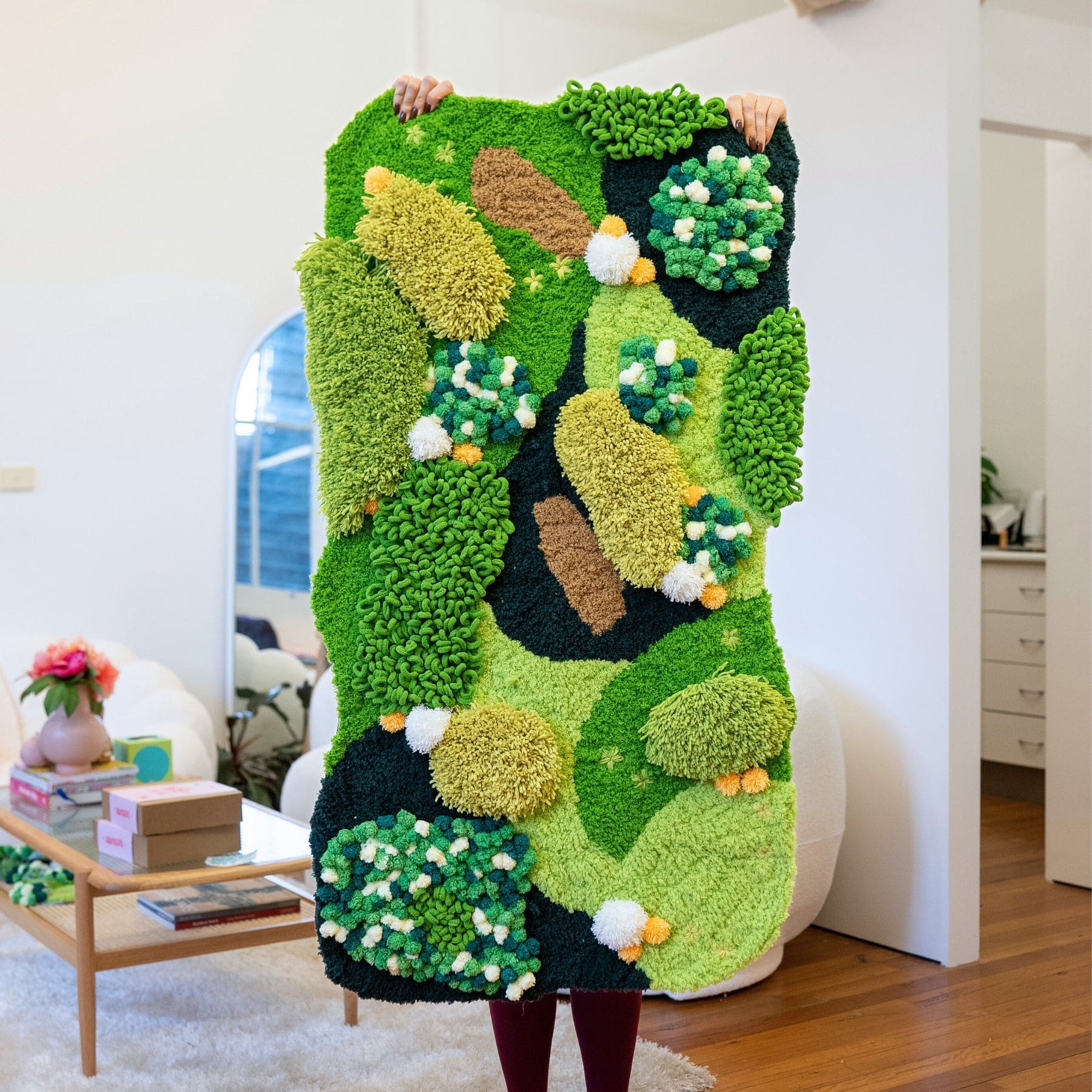 GRASSY FIELDS | XXL Moss Rug Making Kit