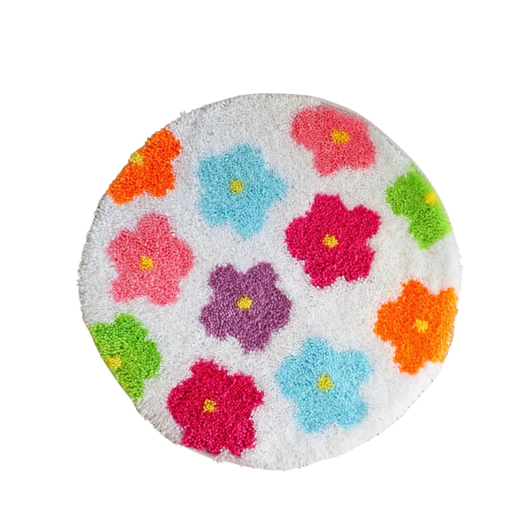 FLOWER BOMB - Kit de fabrication de tapis ARC-EN-CIEL